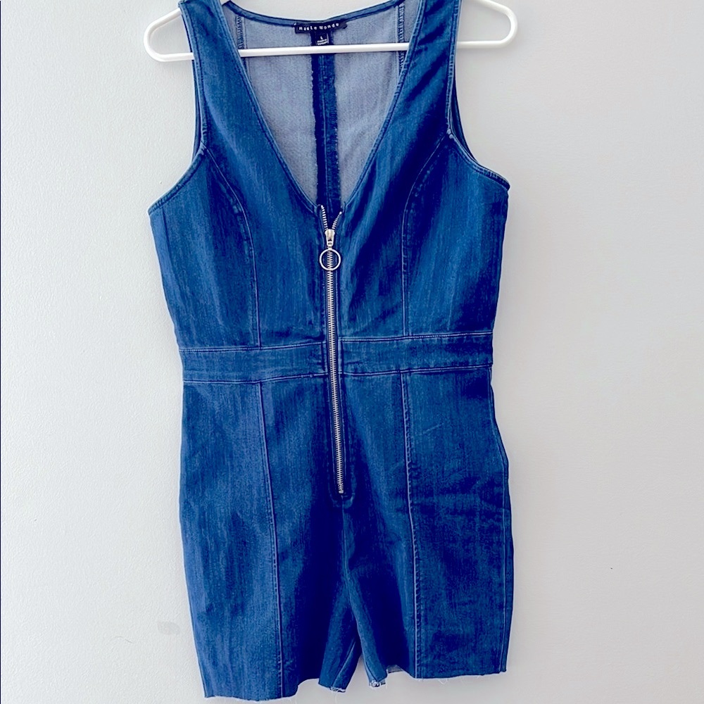 Haute Monde Indigo Denim Top